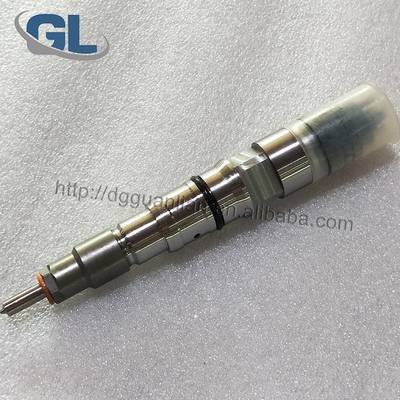 El inyector de combustible común del carril monta 0445120080 para DAEWOO DOOSAN DL06S 65.10401-7004A