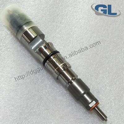 El inyector de combustible común del carril monta 0445120080 para DAEWOO DOOSAN DL06S 65.10401-7004A