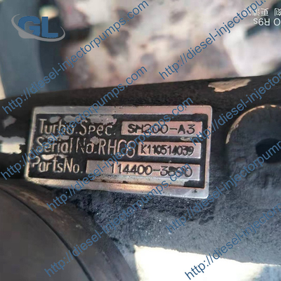 RHG6 nuevo turbocompresor 1144003890 1-14400-3890 para la tierra del JCB que se mueve para el excavador 6BG1 de SUMITOMO SH200-3