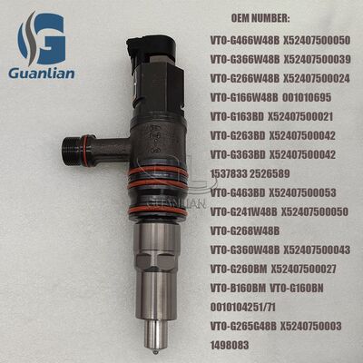 High Quality Fuel Injector Ex52407500050 Vto-G241W48b X52407500050 for Mtu 4000 Engine