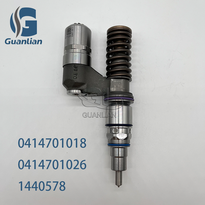 Nuevo inyector de unidad 0414701018 1440578 para el motor de camión Scania DC9 DC11
