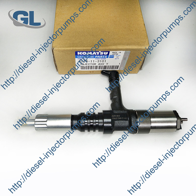 Inyector de combustible diesel común auténtico del carril 095000-0560 095000-0562 para KOMATSU