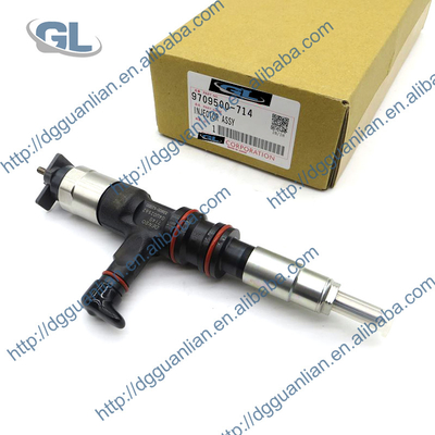 Inyector común auténtico del carril del combustible diesel 095000-7140 33800-52000 para HYUNDAI HD35, HD75 euro 4