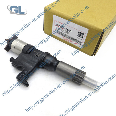 Inyector de combustible común auténtico del carril 095000-5500 095000-5501 8973675521 8973675522 para ISUZU 4HL1, 6HL1