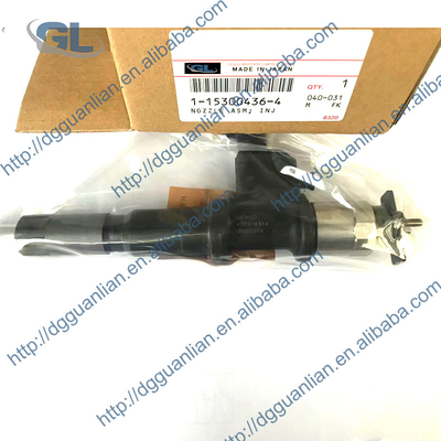 Montaje diesel 095000-6303 095000-6304 095000-6305 1-15300436-3 1-15300436-4 del inyector del combustible común del carril para ISUZU 6WG1