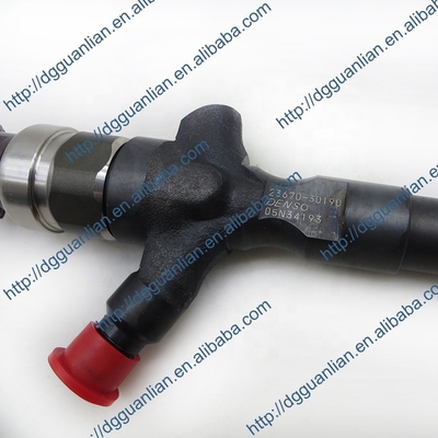 Inyector de combustible común diesel auténtico y a estrenar del carril 23670-30190 295050-0100 23670-30196