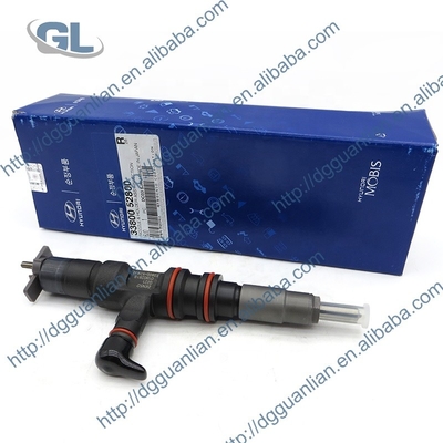 Inyector de combustible común diesel auténtico del carril 295700-0221 para el motor 33800-52800 de HYUNDAI F