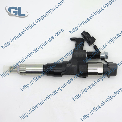 Inyector común diesel auténtico 095000-6593 del carril 9709500-659 23670-E0010 para HINO 500 J08E